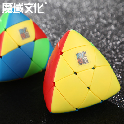 Moyu Rubik's Cube Classroom Frosted Surface Fluorescent Color Special-Shaped Third-Order Pyramorphix Puzzle Pressure Relief Toys Wholesale