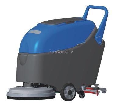 Large commercial floor washer for cleaning