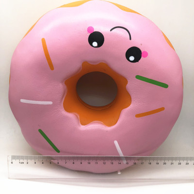 Factory direct sale spot hot style Squish decompression 25 cm doughnuts super missile springback simulation toys