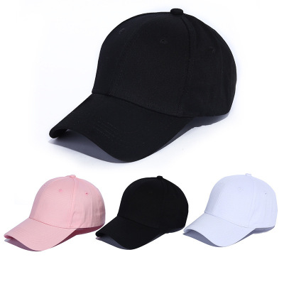 Foreign trade wholesale fashion solid color baseball caps lovers casual hats summer trend cap manufacturers direct sales