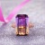 Rongyu EBay AliExpress Foreign Trade Hot Selling Colorful Gem Jewelry Wholesale Exaggerated and Personalized Micro Inlaid Tourmaline Ring