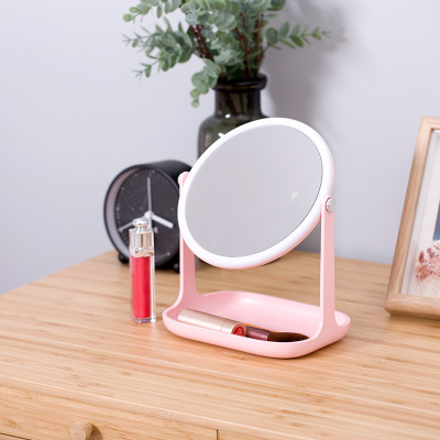 New LED dressing table style with rechargeable night light RK36 princess dressing mirror creative gift