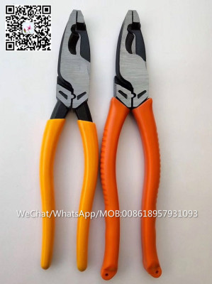 Multi-function wire stripping pliers electrical pliers
