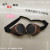 Retro flying glasses steampunk goggles goth metal rivet windscreen protectors