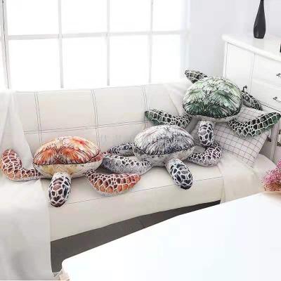 Creative simulation turtle plush toys large turtle pillow aquarium decoration gifts dolls wholesale