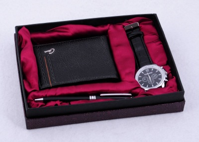 Men's simple gift box watch wallet manufacturers supply foreign trade