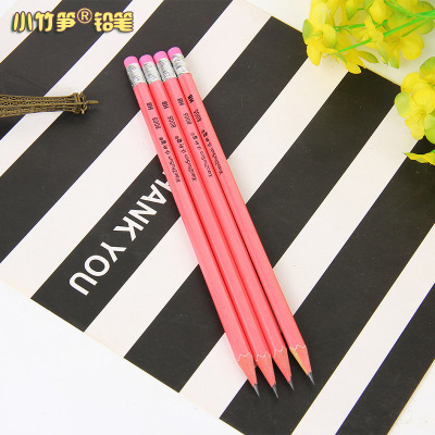 Slender Bamboo Shoot HB Pearlescent Lacquer Suction Card Pencil 817 Non-Toxic Six Angle Rod Children Student Factory in Stock Wholesale