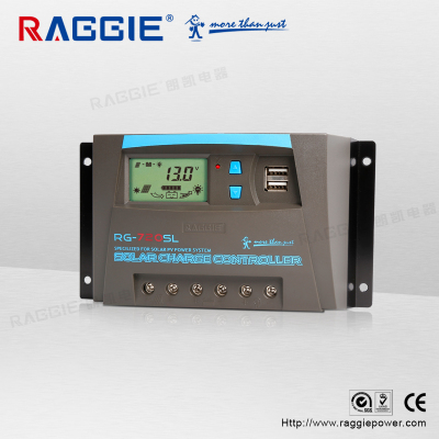 Solar controller 20A solar intelligent charging and discharging controller with USB 12V/24V 20A PWM