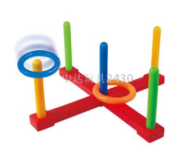 Three-dimensional ring children puzzle ring plastic ring five stick ring
