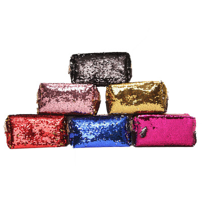 Hot-selling mermaid sequins makeup bag wash bag receive bag hand, can be customized