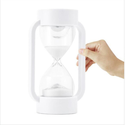 Amazon hot style colorful hourglass LED hourglass time gravity sensing night light timer atmosphere light
