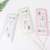 Students set ruler creative stationery simple classic transparent ruler set students plastic learning stationery