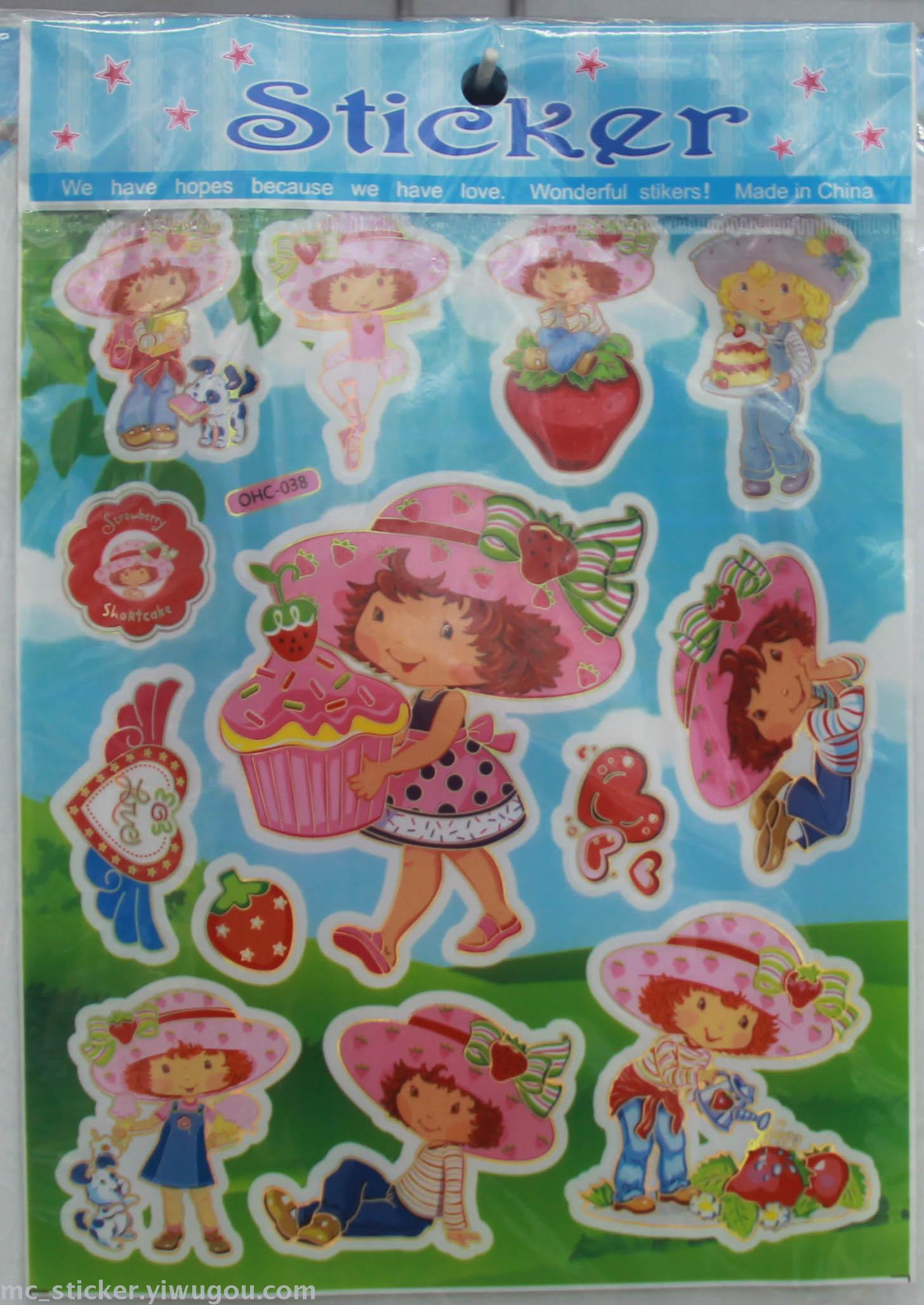 OHC金卡贴烫金贴PVC贴装饰贴