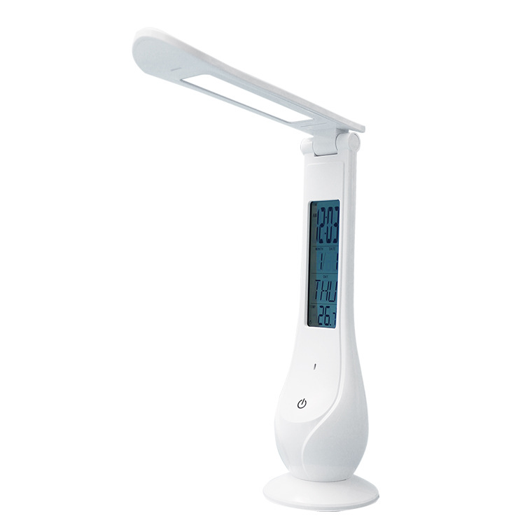 跨境特供 led护眼台灯 万年历礼品赠品 usb折叠充电阅读灯