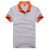 Color Effect Collar Polo Shirt