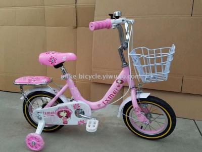 Bicycle 121416 new female children's bicycle powder purple series children's bicycle