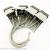 100 * 21mm High-Grade Metal Clip Galvanized Spray + Ferrule Metal Hanging Hat Clip Clothes Peg Shoes Clip