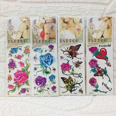 New Half Sleeve Tattoo Sticker Waterproof Big Picture Butterfly Pattern Animal Arm Tattoo Tattoo Sticker Paper