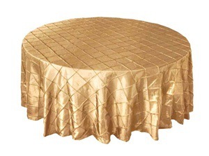 Wedding 90-Inch Chameleon Fabric Plaid Tablecloth Restaurant Table Top round Stretch Tablecloth for Banquet Customization