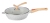 MGC classic die-cast aluminum marble coated induction bottom with wooden independent removable handle round non-stick