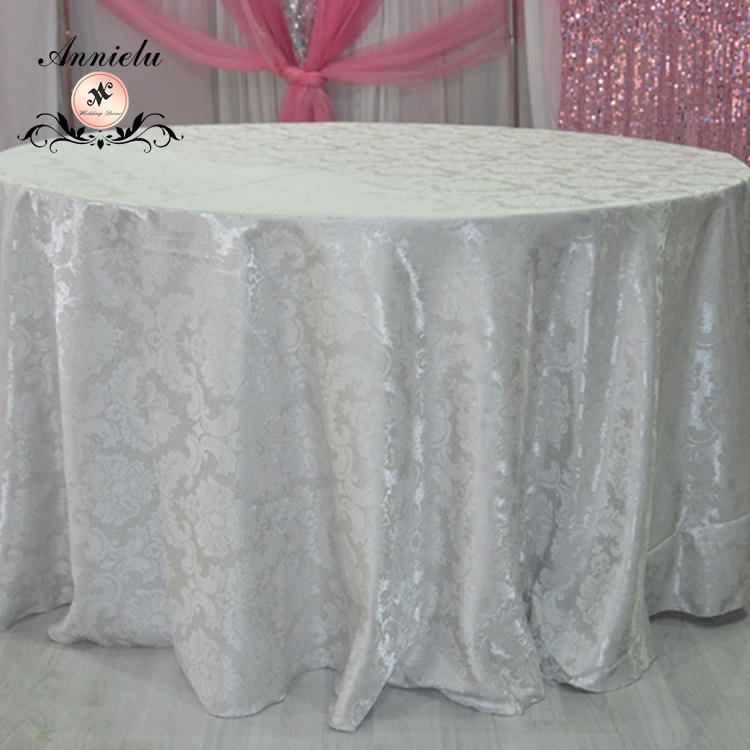 时尚热销款提花桌布 简约风格酒店婚庆装饰桌布台布 西餐桌布椅套