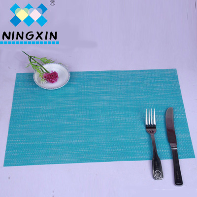 Teslin meal mat double color heat insulation meal mat waterproof durable western meal mat table mat non - slip meal mat wholesale