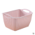 Rectangular plastic hand - held storage basket desktop rattan sundry basket storage basket
