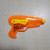 Water gun toys wholesale single nozzle transparent color 18CM