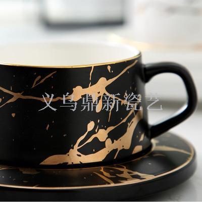Ceramic Nordic coffee cup and saucer set creative simplicity phnom penh water cup frosted afternoon tea mug