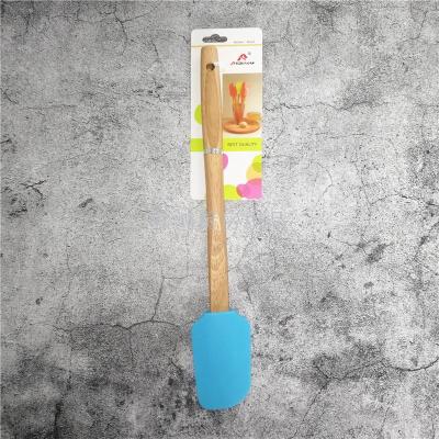 wood handle spatula bakeware tool kitchen gadgets