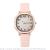 New square digital face lady belt student watch