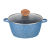 MGC die-cast aluminum classic granite stone coated wooden handle with induction bottom pot soup pot cooker non-stick pot