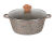 MGC die-cast aluminum classic granite stone coated wooden handle with induction bottom pot soup pot cooker non-stick pot