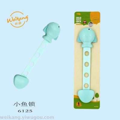 Maternal and child protection products bear safety lock cabinet drawer lock lock lock simple double long children