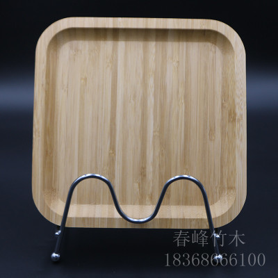 Wooden Tray Square Household Japanese Log Plate Tea Tray Solid Wooden Plate Nordic Cake Plate
