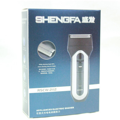 Shengfa RSCW - 2112 electric shaver men reciprocating charging beard knife single head sideburns knife wholesale