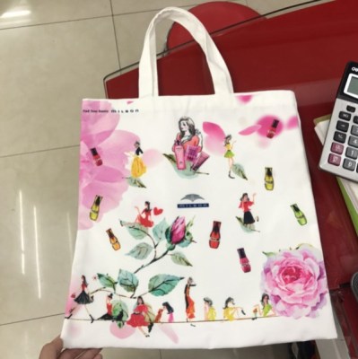 Polyester Digital Printed Tote Bag Ad Bag Canvas Bag