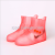 Children's lady rain shoes cover fashion men and women transparent thickened students waterproof buckle PVC water shoes