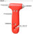 Solid two-in-one multi-function safety hammer vehicle-mounted safety hammer 150gr-7107