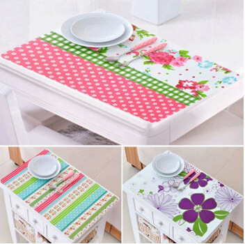 Fashion printed PP table mat PP waterproof table mat heat insulation mat 4 for a set