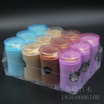 Fruit Fine Toothpick Supply Bamboo Household Disposable Single-Head Restaurant Jar Boxed Toothpick Creative