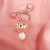 Cute one-handed bear keychain bag pendant decoration craft ornaments hanging ornaments