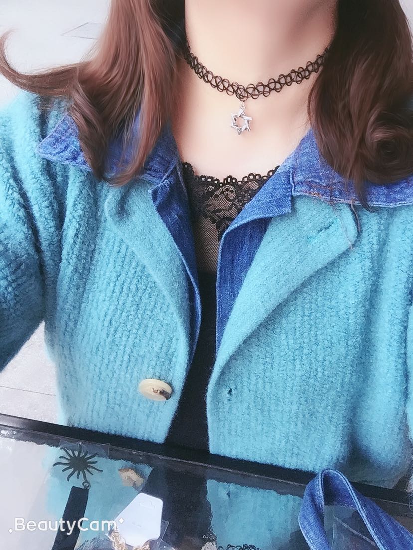 秋硕原创网络爆款鱼丝古铜锁骨项链YC