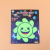 Smiley Face Small Sun Stereo Fluorescent Wall Sticker Children's Room Decoration Stickers Luminous Stickers