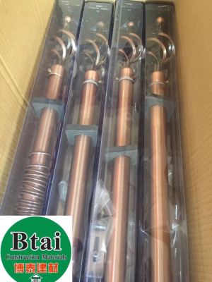 Specializing in the production of telescopic iron curtain rod wrapped gold rod Rome rod curtain accessories