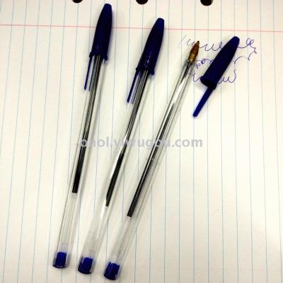 VP934 simple plastic ballpoint pen 1.0 copper pen smooth hexagon ballpoint pen 0.7 minimalist style