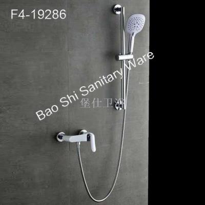 Copper shower faucet bath faucet hot and cold mixed faucet shower shower faucet with hand spray lifting