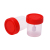 Yiwu disposable medical 40ml 60ml Red Lid PP Urine container Hospital Stool Container