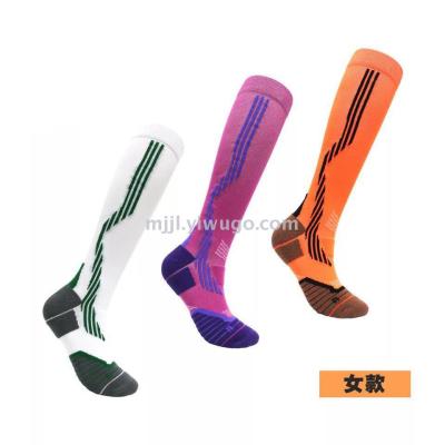 Factory direct selling football socks anti-skid sweat absorption breathable longsports socks towel bottom football socks