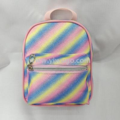 The factory produces and sells laser material sequin powder for children backpacks,single-shoulder bags 